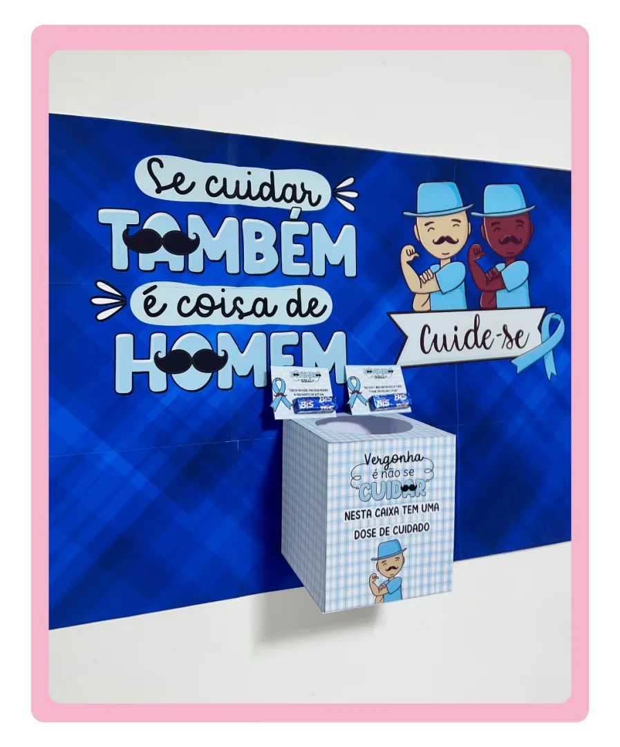 NOVEMBRO AZUL - PAINEL E CAIXA MOTIVACIONAL — imagem 2