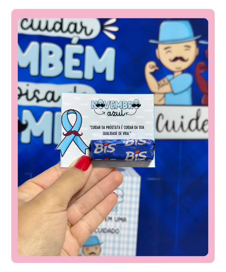 NOVEMBRO AZUL - PAINEL E CAIXA MOTIVACIONAL — imagem 4
