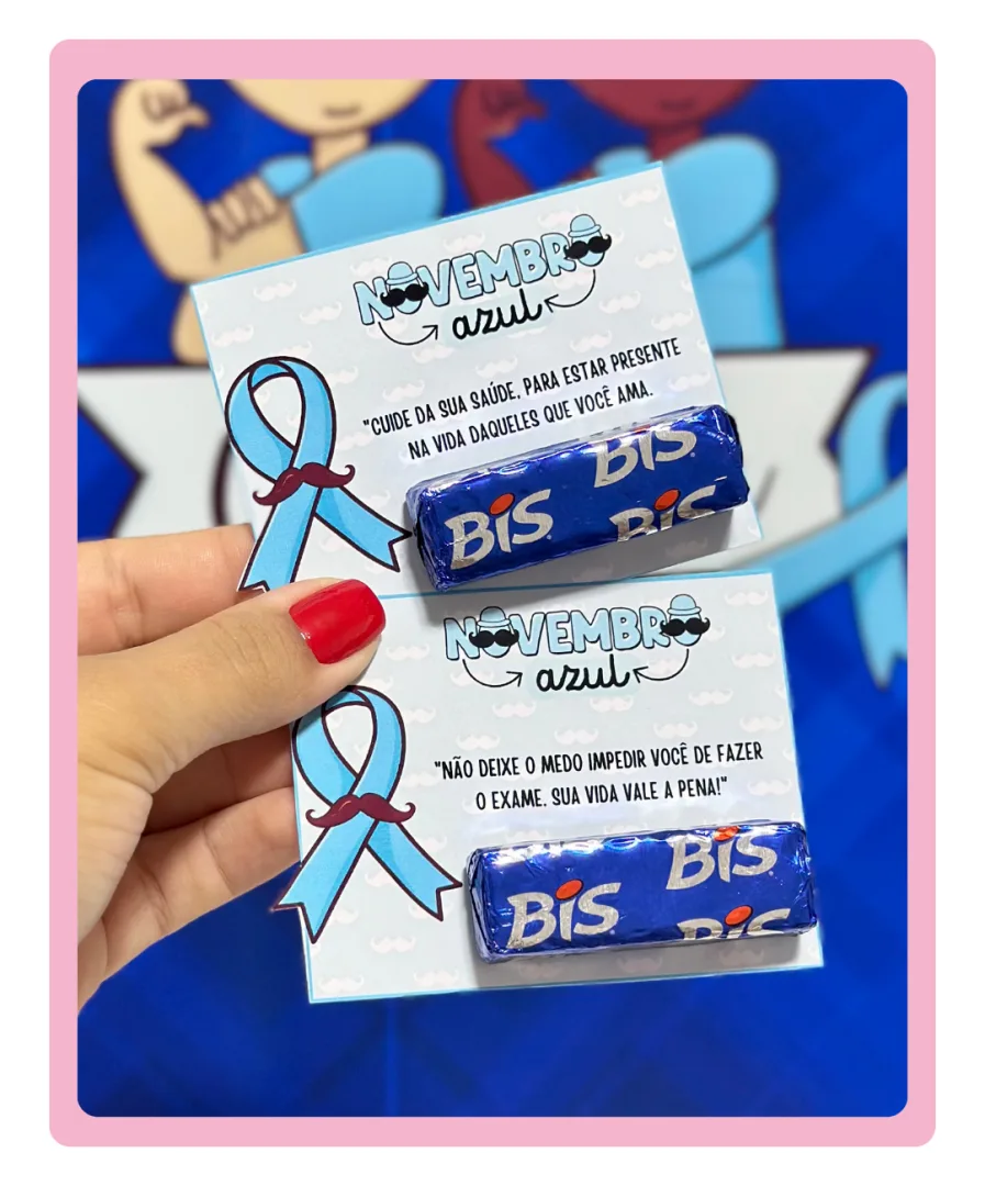 NOVEMBRO AZUL - PAINEL E CAIXA MOTIVACIONAL — imagem 6