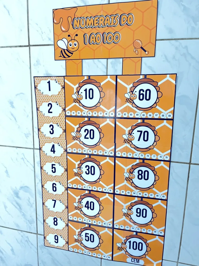 Numerais de 1 a 100 — Pronto para Imprimir — imagem 2