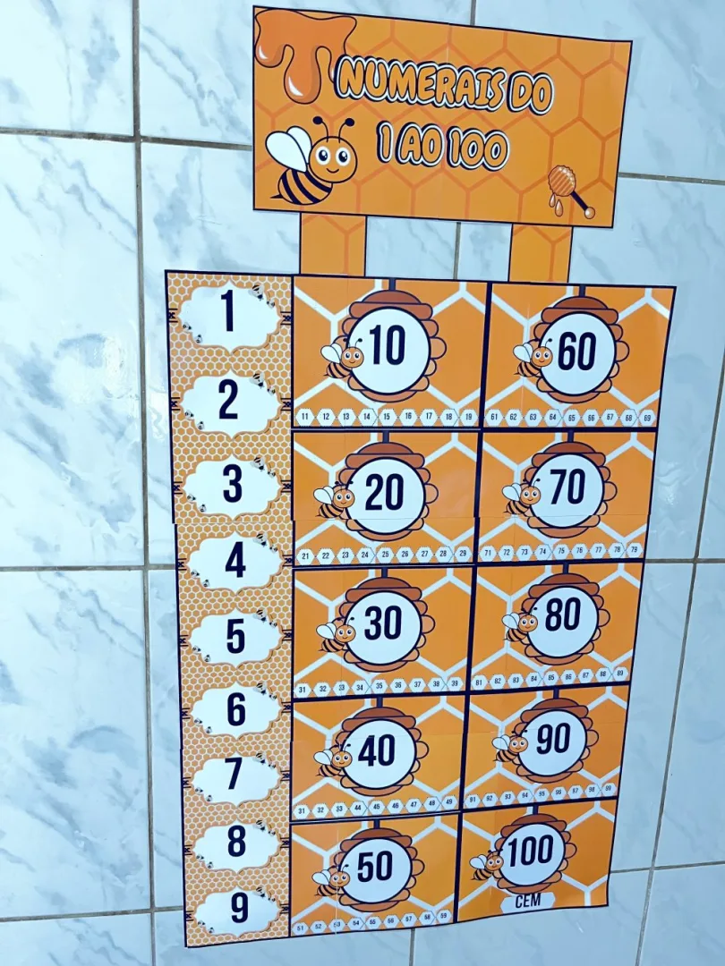 Numerais de 1 a 100 — Pronto para Imprimir — imagem 3