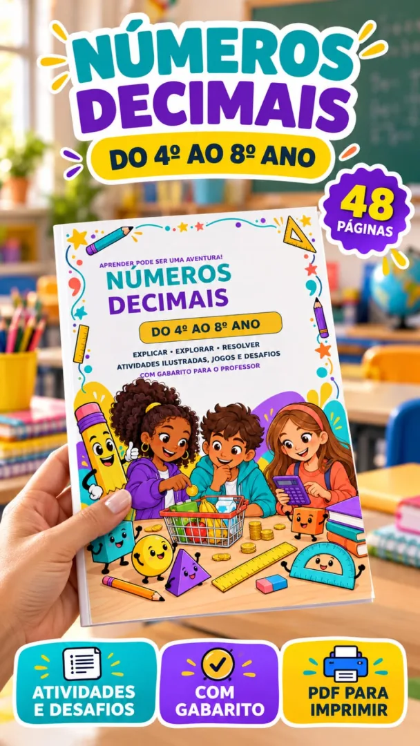 Números Decimais do 4º ao 8º Ano! em PDF — imagem 6