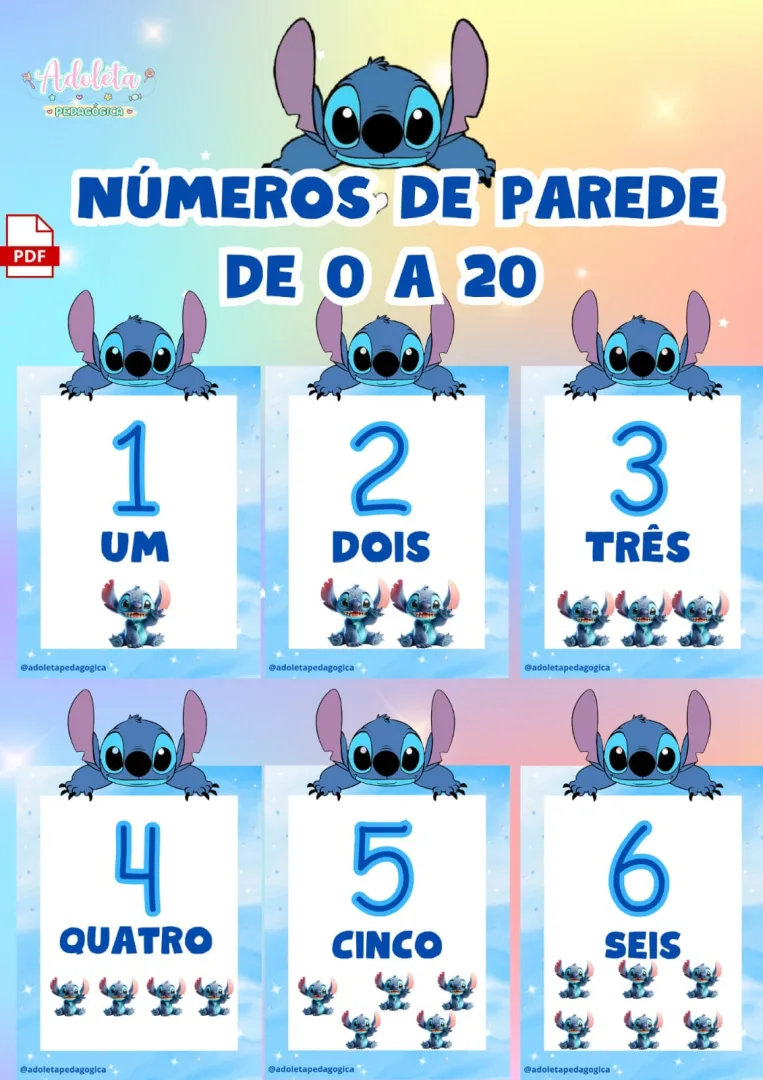 Números Stitch — imagem 2