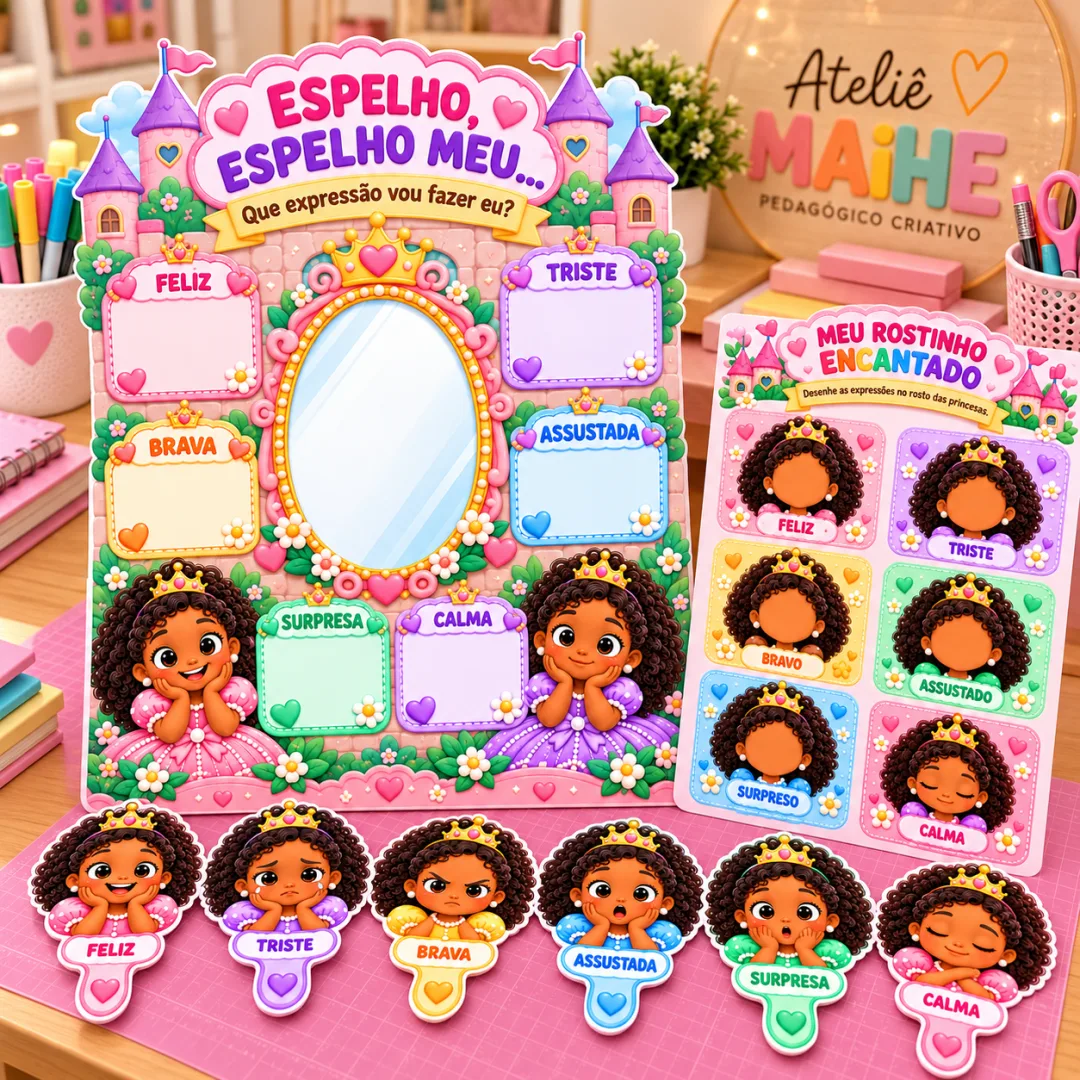 O Espelho Encantado — Jogo - A Princesa Do Vestido Xadrez - Educação Infantil - Arquivo Digital — imagem 4