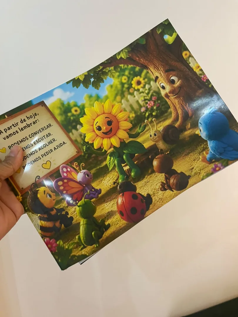 O GIRASSOL QUE APRENDEU A ESCUTAR - SETEMBRO AMARELO — imagem 4