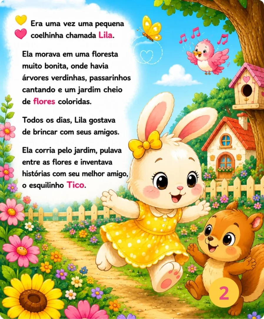 O Jardim de Lila e a Coragem de Pedir Ajuda - História Infantil em PDF — imagem 2