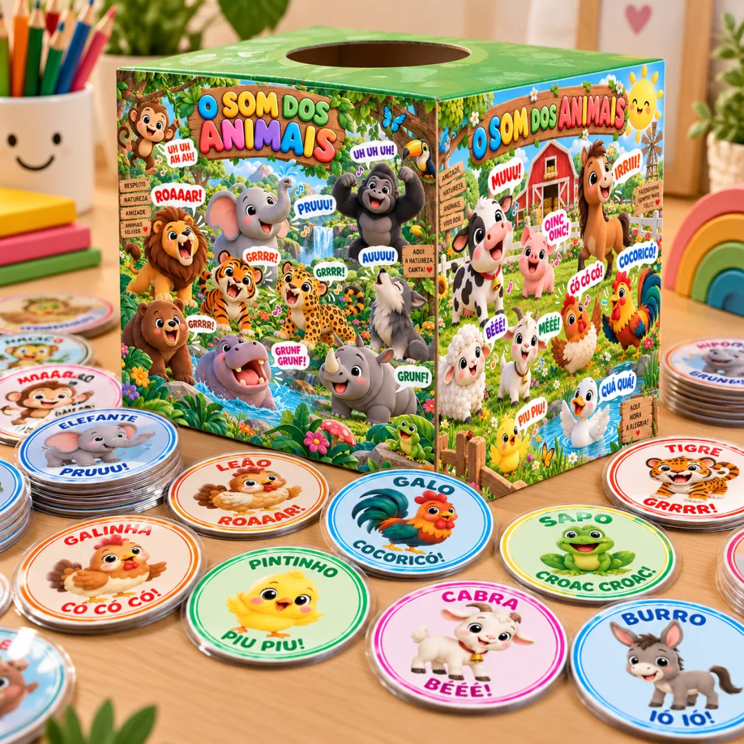 Imitando os Animais - O Som dos Animais - Educação Infantil - Arquivo Digital - Jogo — imagem 2