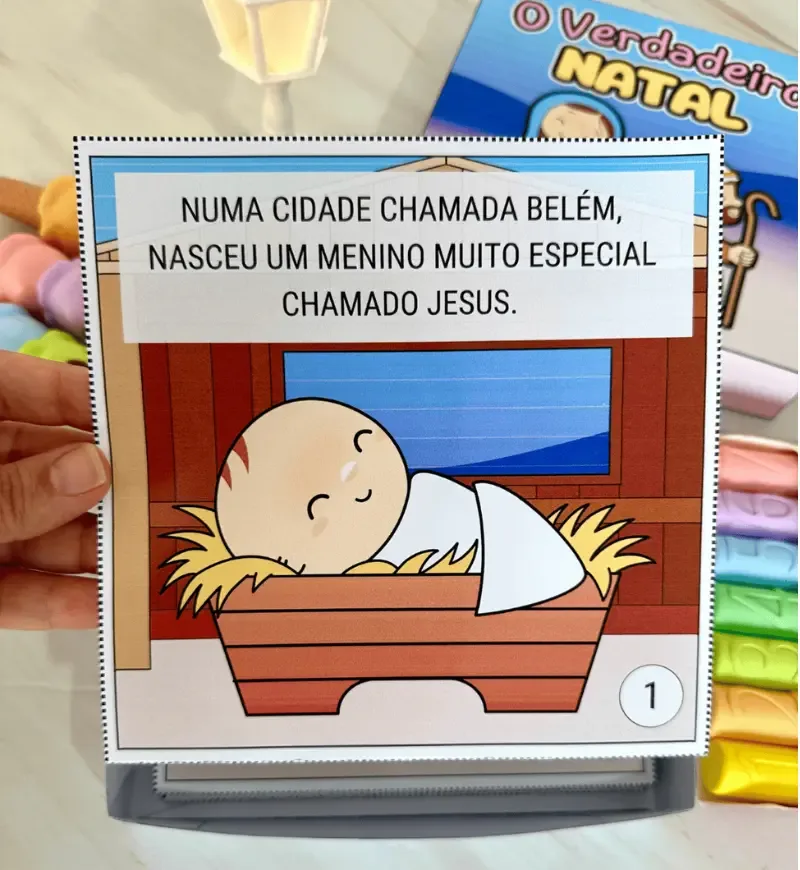 O Verdadeiro Natal História na Caixa PDF Educação Infantil — imagem 2