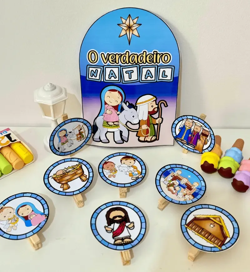 O Verdadeiro Natal História na Luva PDF Educação Infantil — imagem 2