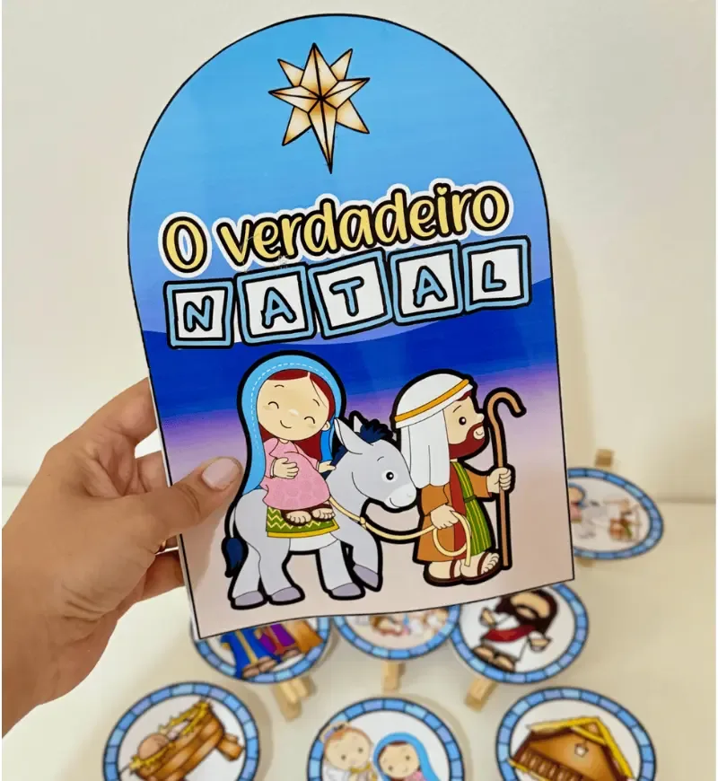 O Verdadeiro Natal História na Luva PDF Educação Infantil — imagem 5