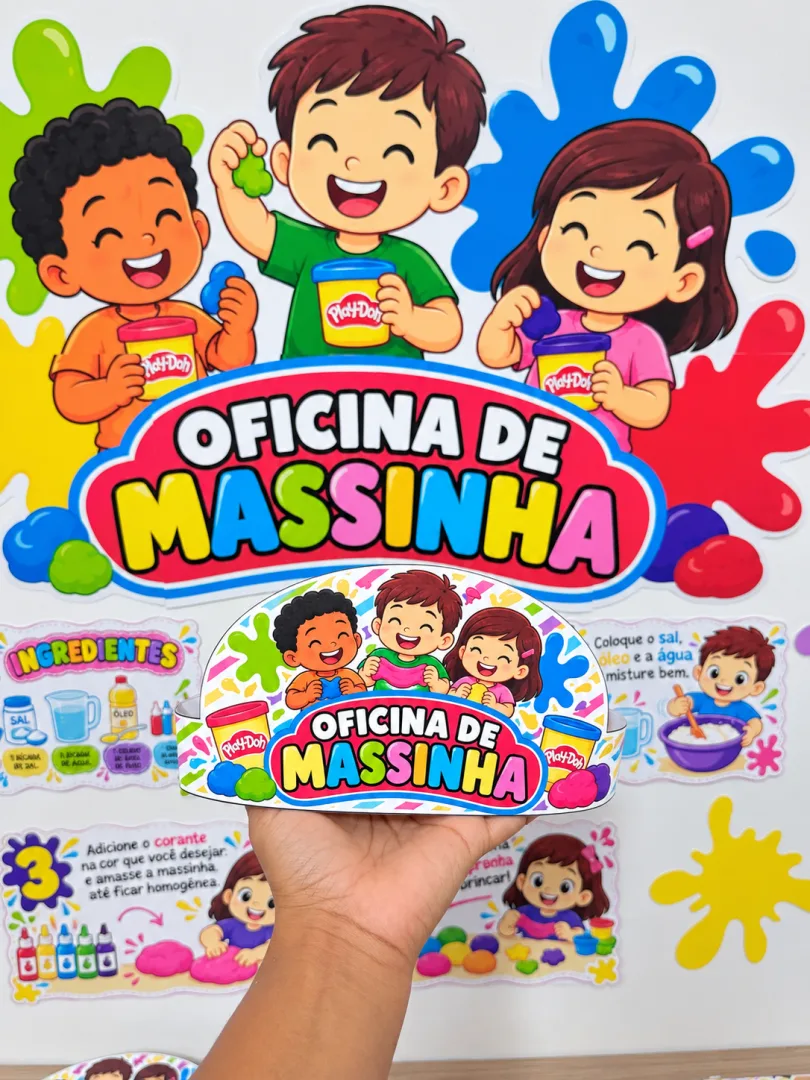 Oficina de Massinha - Dia das Crianças - PDF - Educação Infantil — imagem 3