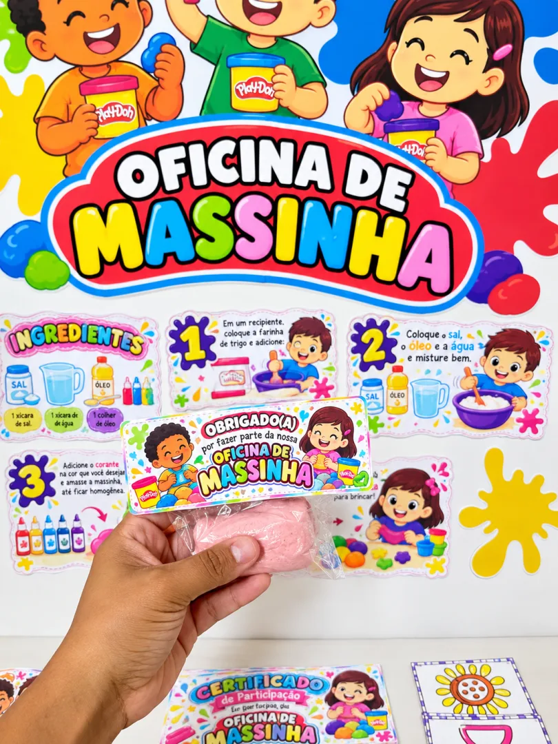 Oficina de Massinha - Dia das Crianças - PDF - Educação Infantil — imagem 5