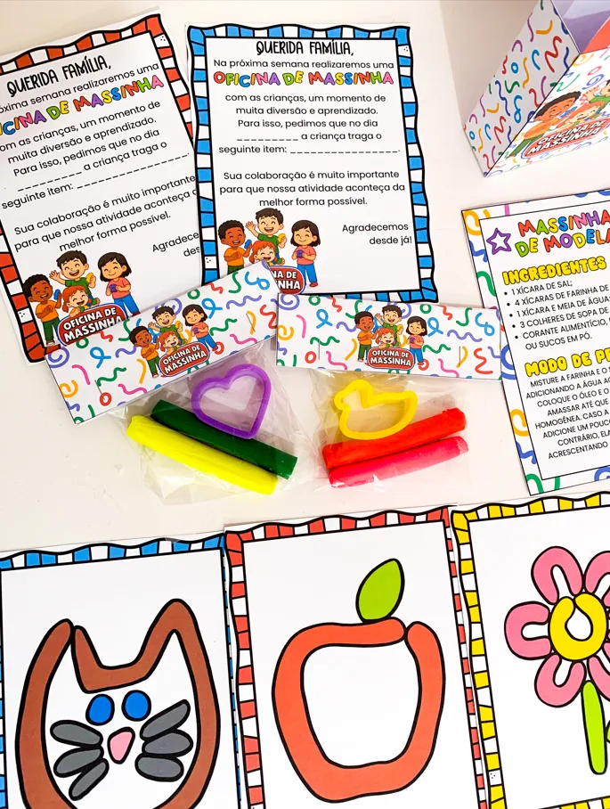Oficina de Massinha - Kit Pedagógico para Imprimir - Educação Infantil — imagem 5