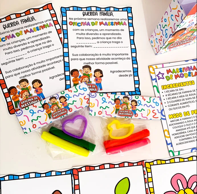 Oficina de Massinha - Kit Pedagógico para Imprimir - Educação Infantil — imagem 3