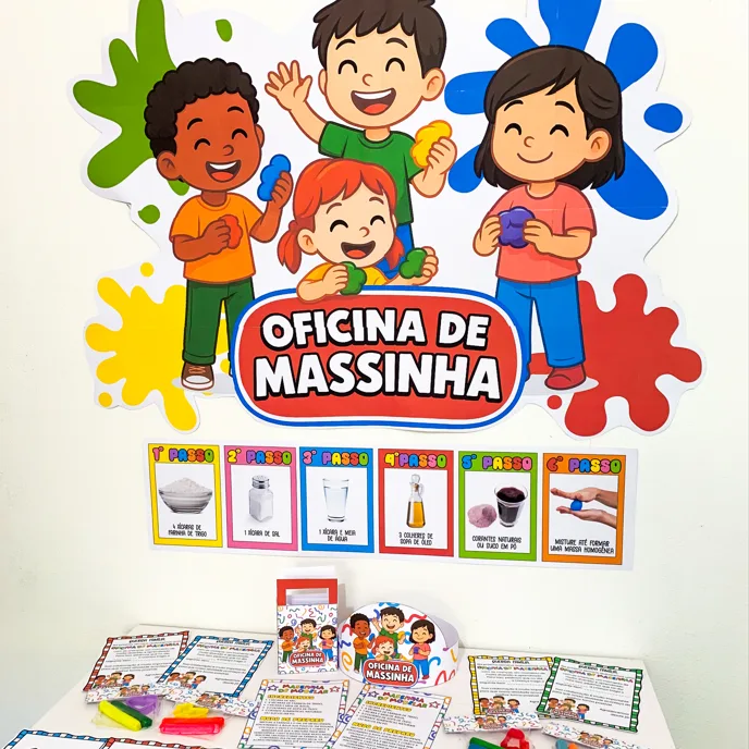 Oficina de Massinha - Kit Pedagógico para Imprimir - Educação Infantil — imagem 2
