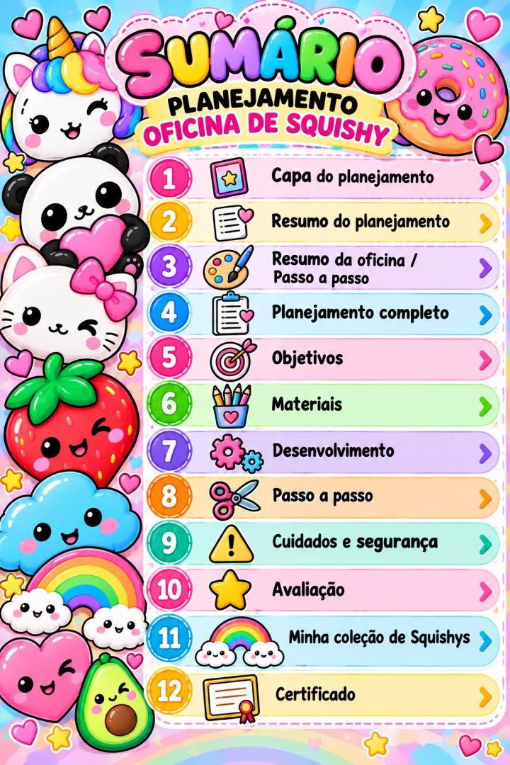 Oficina de Squishy - Dia das Crianças - Educação Infantil - PDF — imagem 5