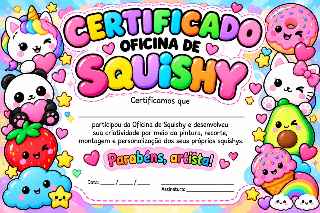 Oficina de Squishy - Dia das Crianças - Educação Infantil - PDF — imagem 4