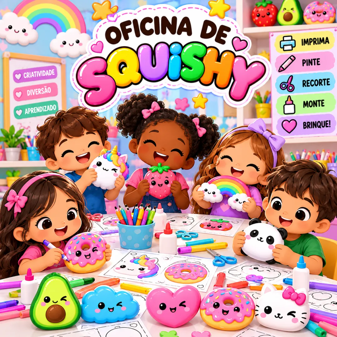 Oficina de Squishy - Dia das Crianças - Educação Infantil - PDF — imagem 6