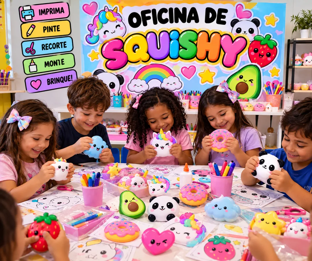 Oficina de Squishy - Dia das Crianças - Educação Infantil - PDF — imagem 4