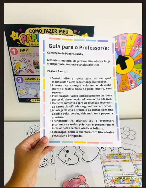 🎨 OFICINA SQUISHY DE PAPEL – UMA EXPERIÊNCIA CRIATIVA E DIVERTIDA! — imagem 3