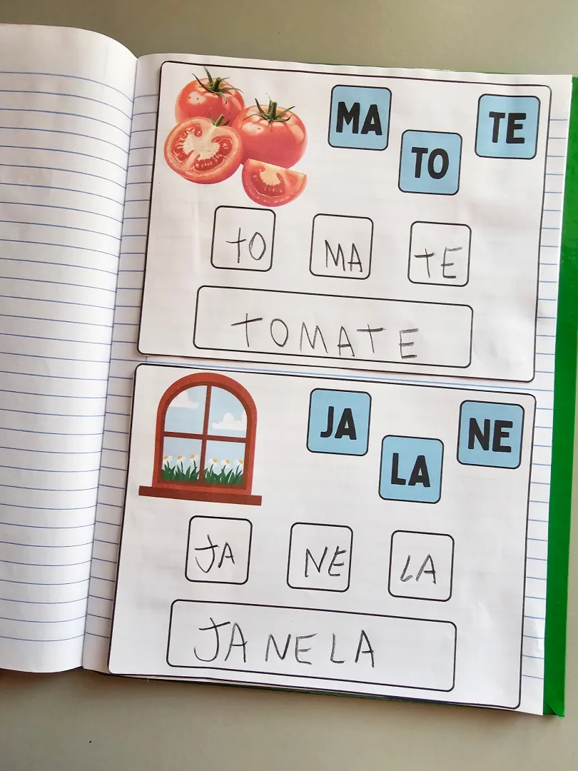ORGANIZE as SÍLABAS – Atividade de Alfabetização - PDF — imagem 3