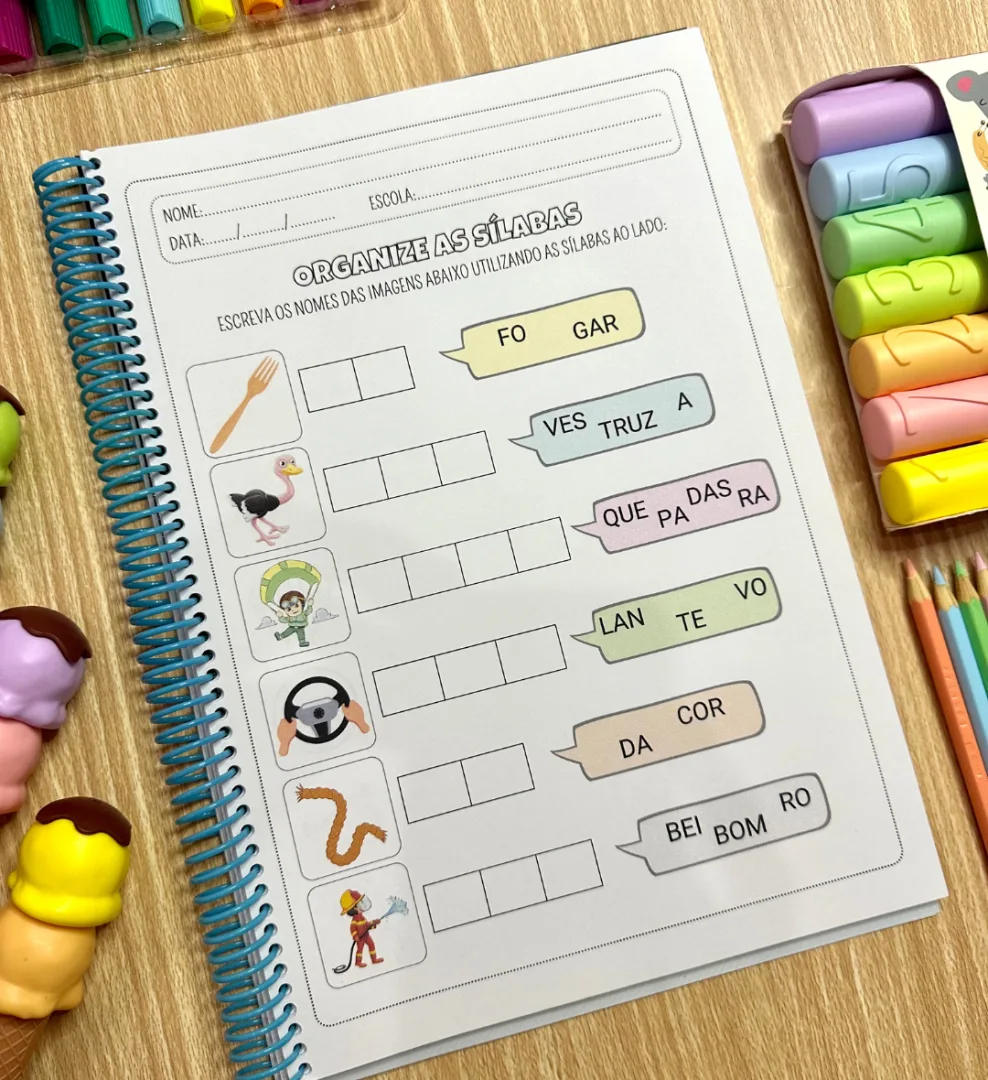 Organize as Sílabas - Complexas — imagem 6