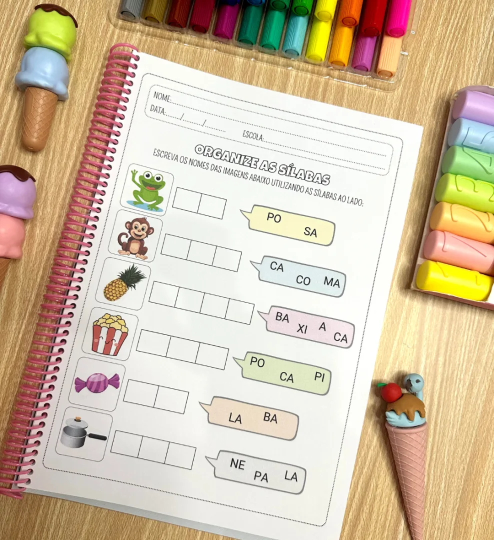 Organize as Sílabas - Simples — imagem 4