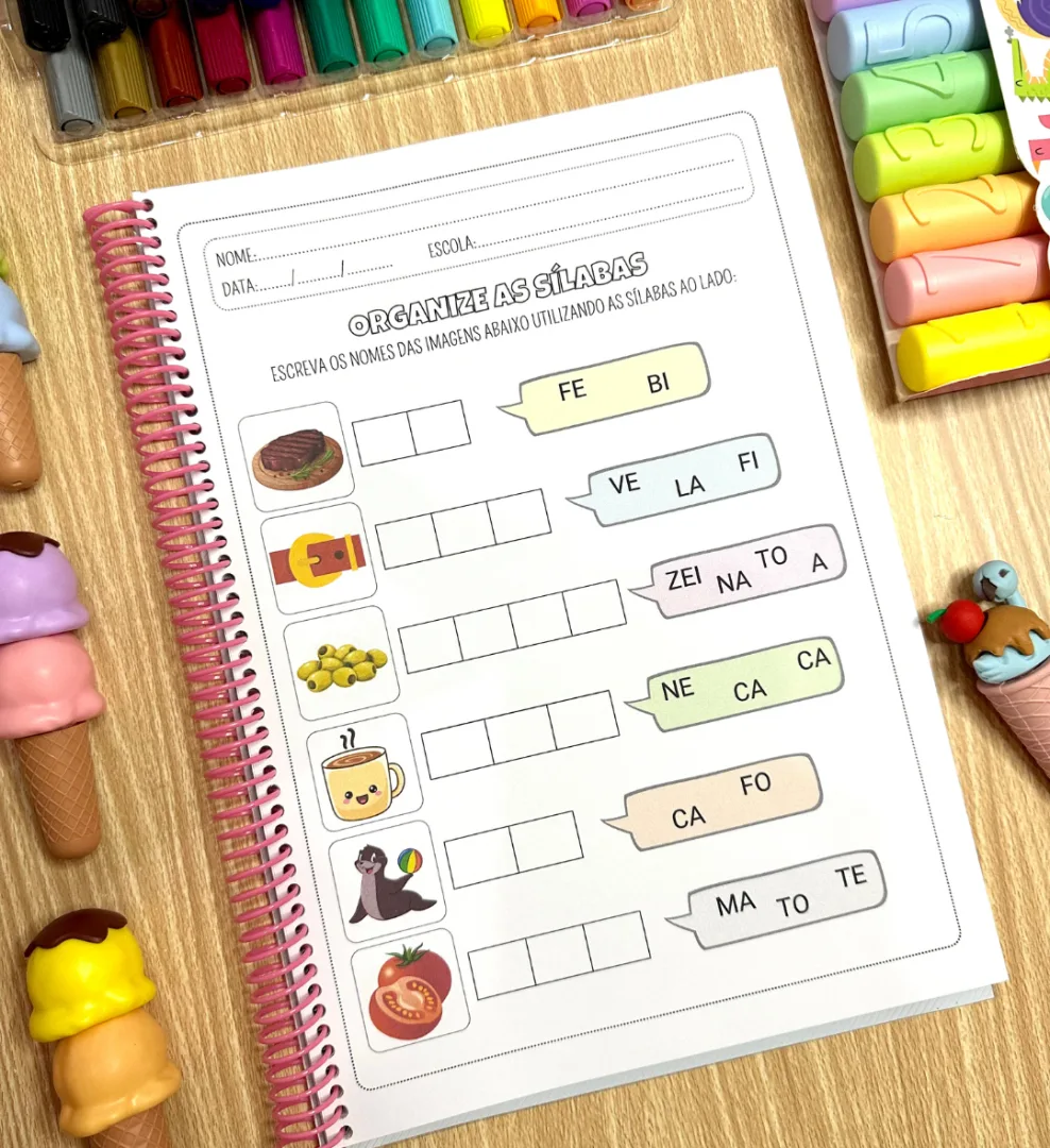 Organize as Sílabas - Simples — imagem 5