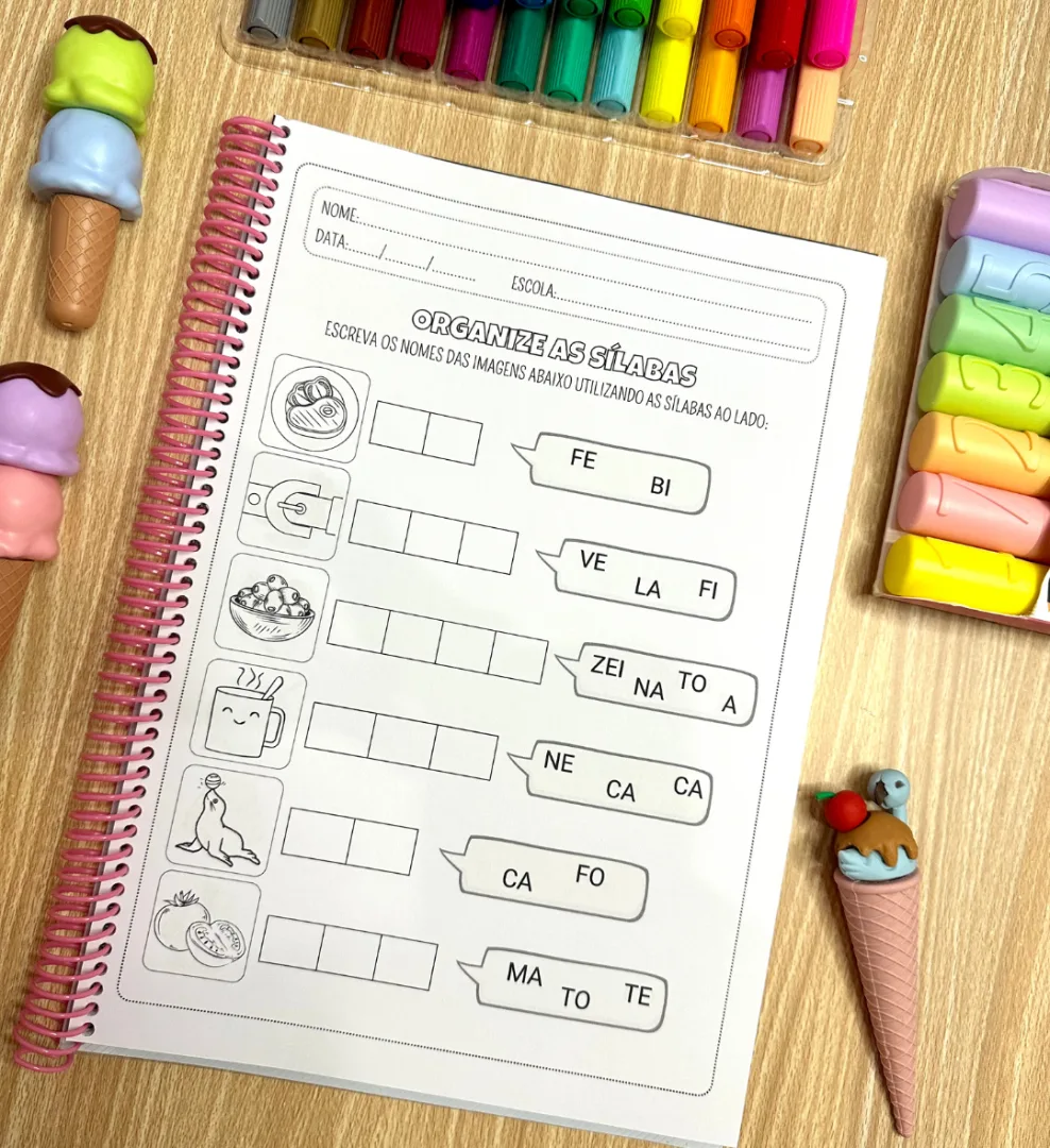Organize as Sílabas - Simples — imagem 6