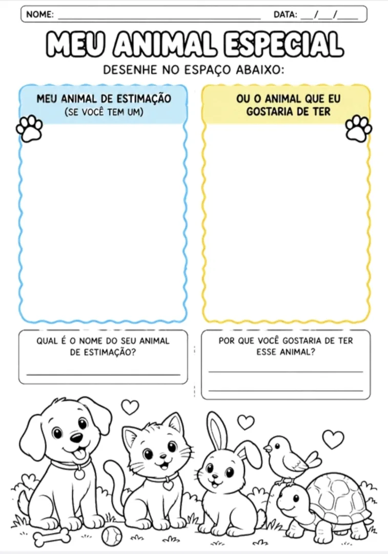 Os Animais pelo mundo Educação Infantil PDF — imagem 3
