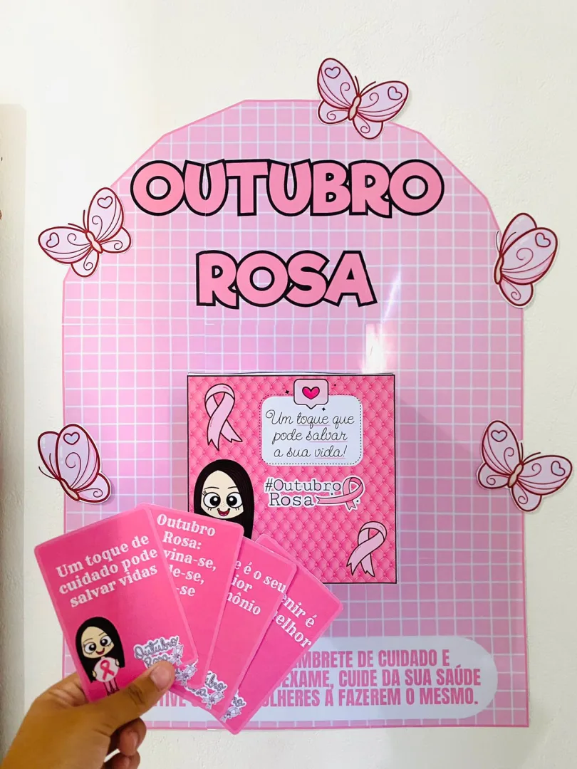 OUTUBRO ROSA: CAIXA DE MENSAGEM / CAIXA MOTIVACIONAL — imagem 2