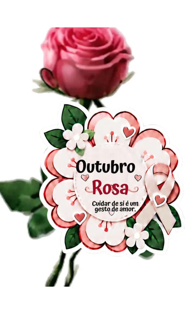 Outubro Rosa Lembrancinha Gratuita em PDF. Ed. Infantil  — imagem 4