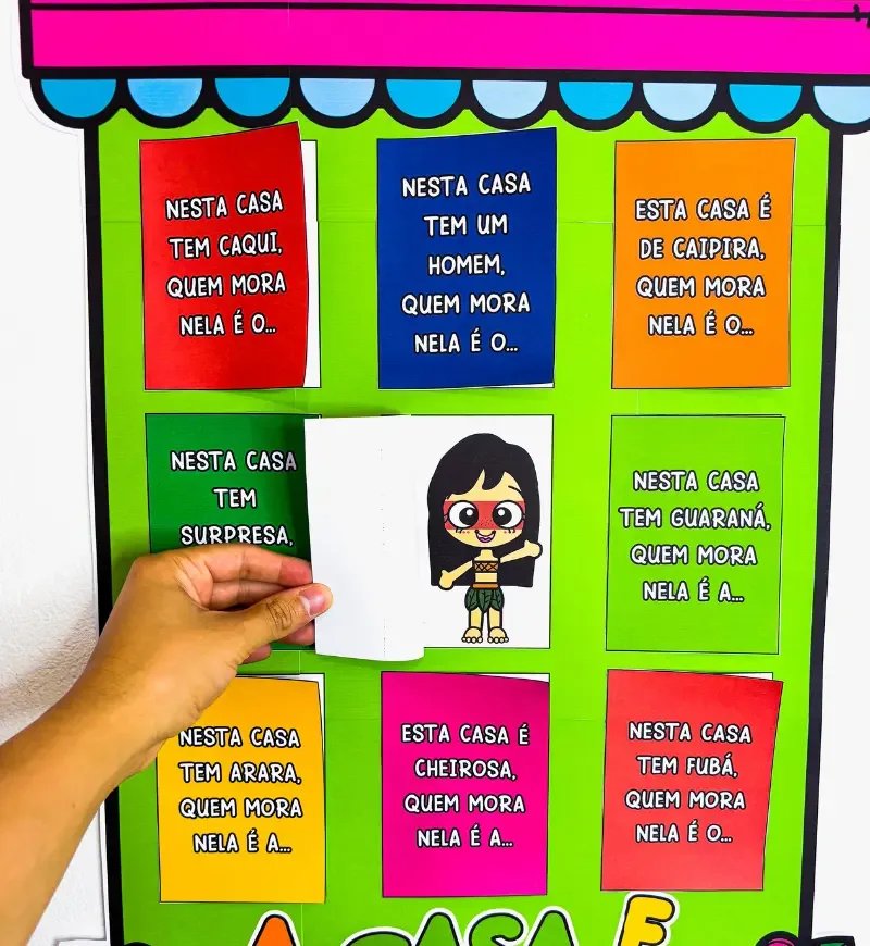 Painel A Casa e o Seu Dono - Folclore | Arquivo em PDF para Educação Infantil — imagem 5