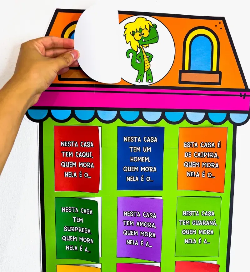 Painel A Casa e o Seu Dono - Folclore | Arquivo em PDF para Educação Infantil — imagem 6