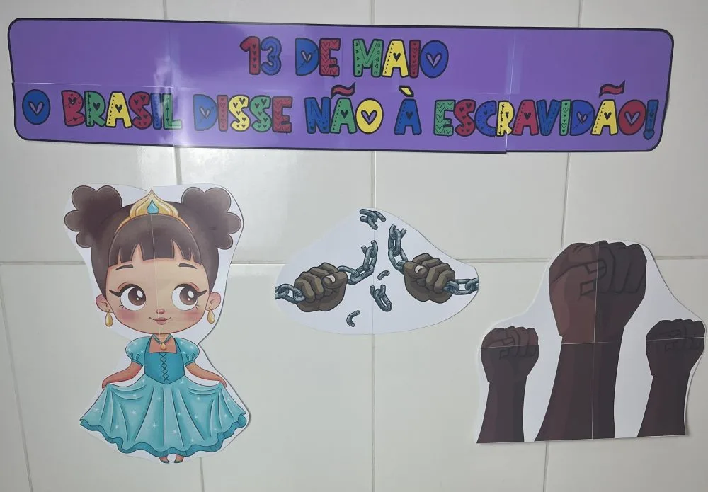 Painel Abolição Escravatura — Pronto para Imprimir — imagem 2