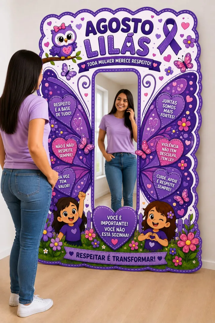 PAINEL AGOSTO LILAS — imagem 2