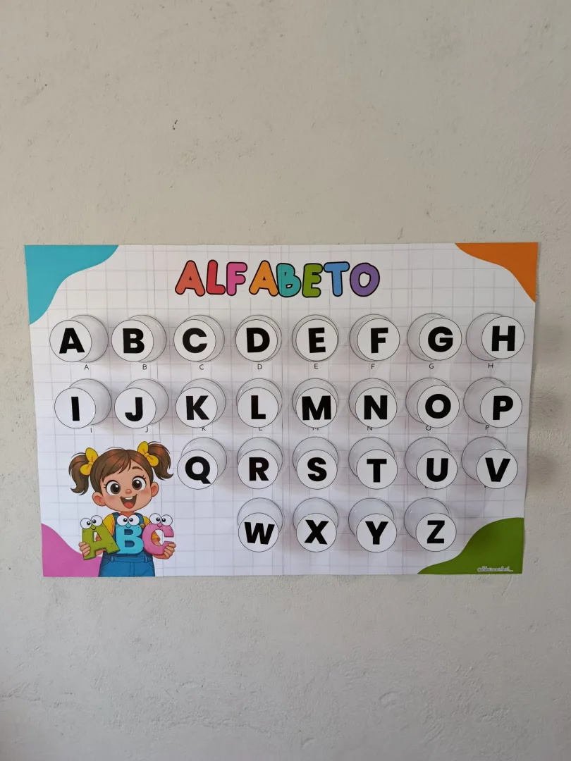 Painel Alfabeto Interativo - Educação Infantil - PDF 13 páginas — imagem 2