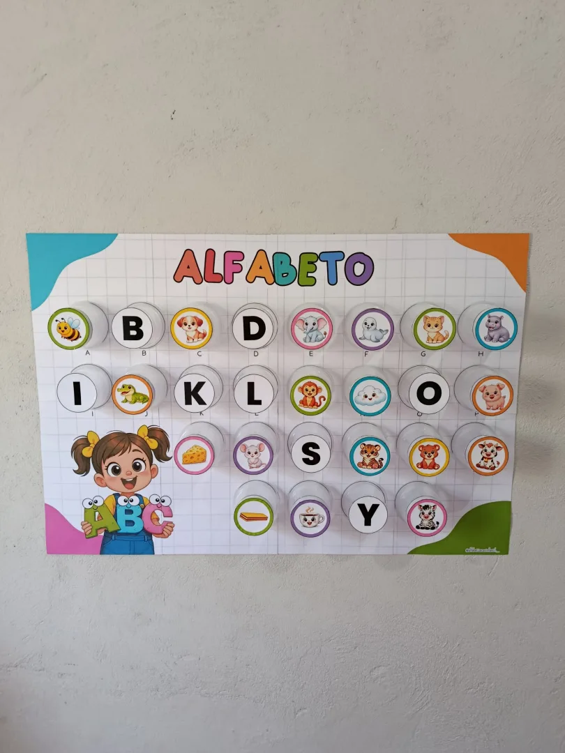 Painel Alfabeto Interativo - Educação Infantil - PDF 13 páginas — imagem 4