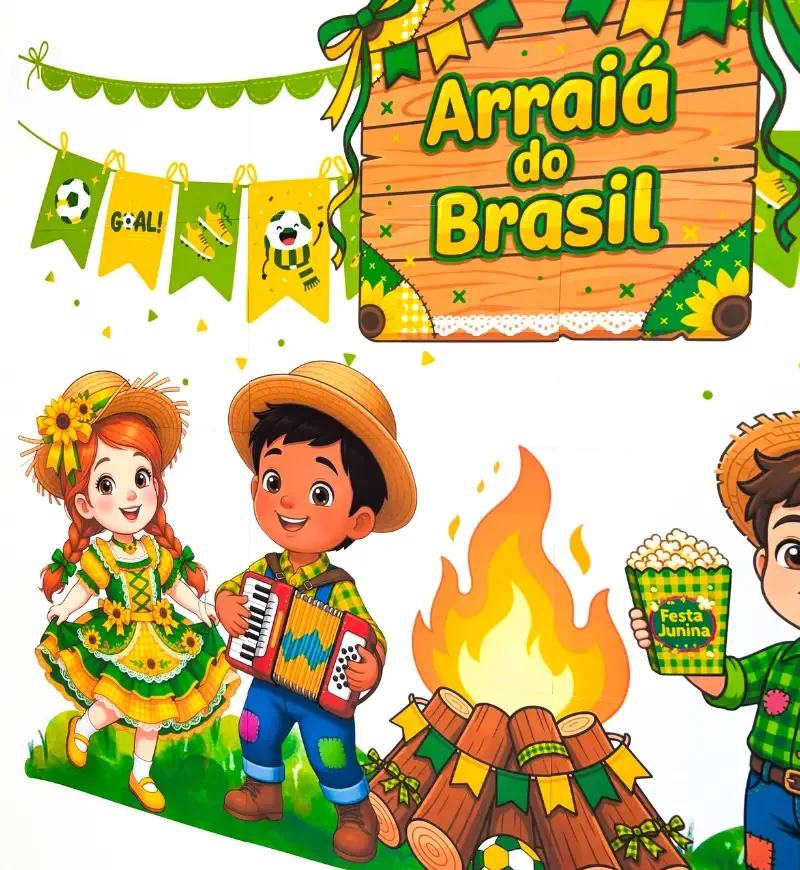 Painel Arraiá do Brasil - Festa Junina/Copa — imagem 2