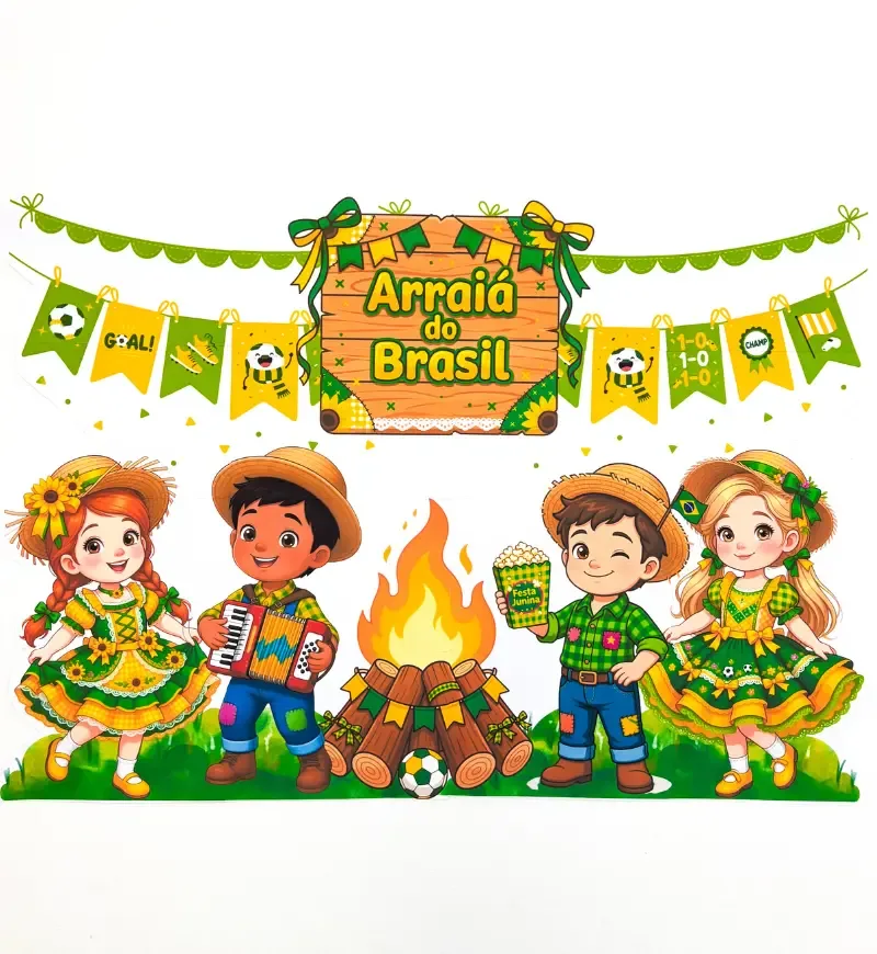 Painel Arraiá do Brasil - Festa Junina/Copa — imagem 3
