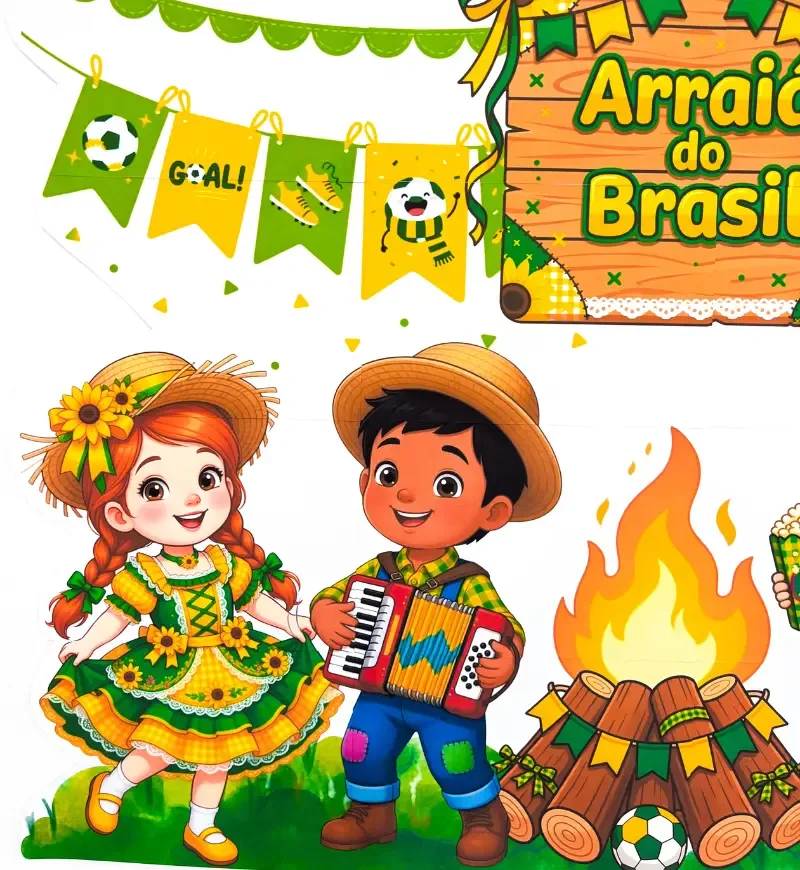 Painel Arraiá do Brasil - Festa Junina/Copa — imagem 4