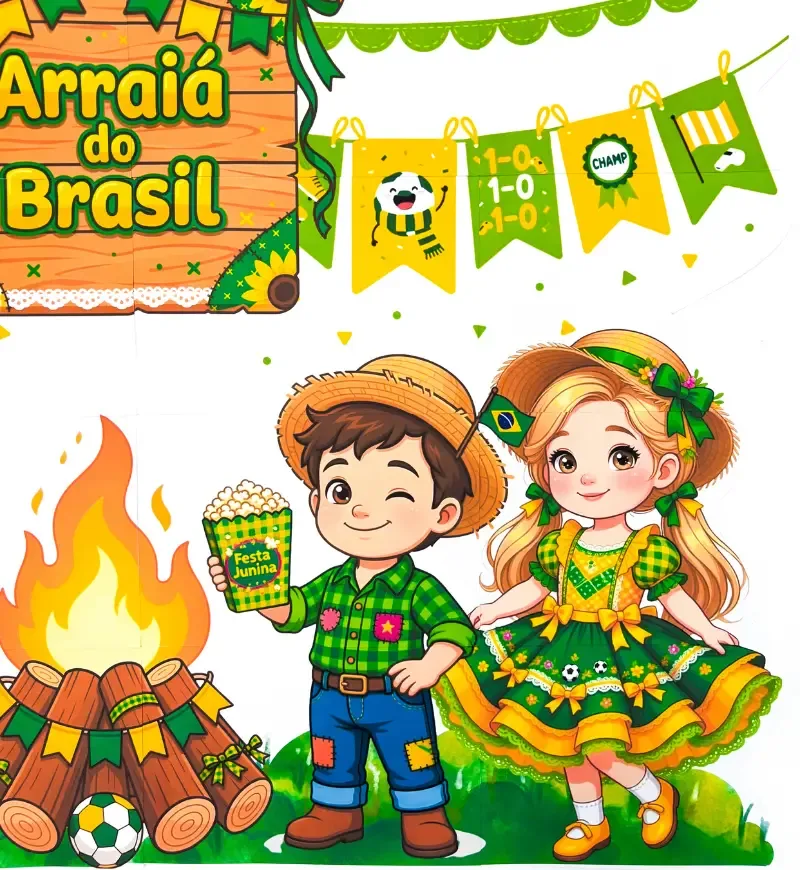 Painel Arraiá do Brasil - Festa Junina/Copa — imagem 5