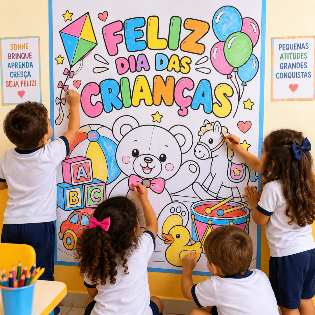 Painel +Atividade colaborativa- Dia das Crianças em PDF — imagem 2