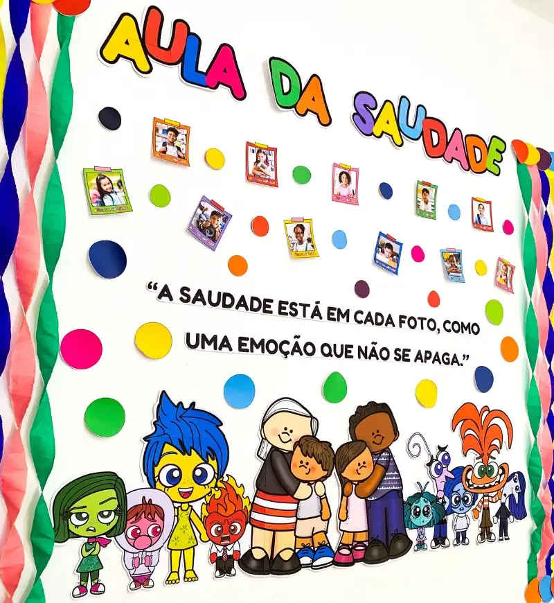 Painel Aula da Saudade - Divertidamente — imagem 2