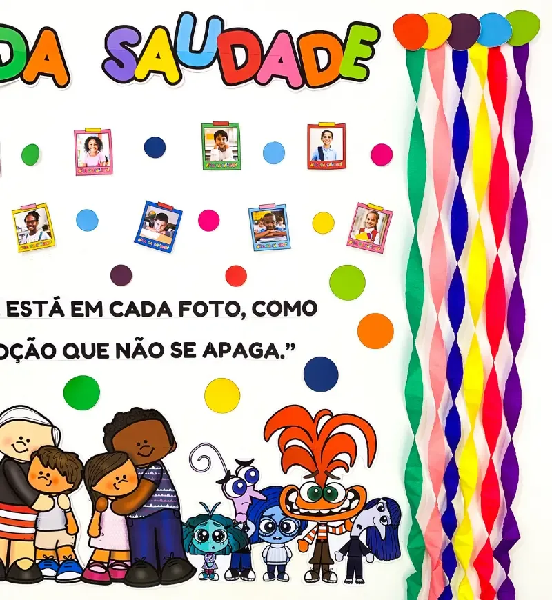 Painel Aula da Saudade - Divertidamente — imagem 6
