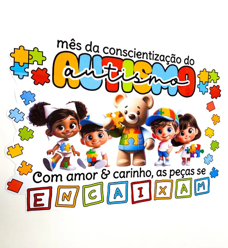 Painel Autismo - Quebra-Cabeça — imagem 2