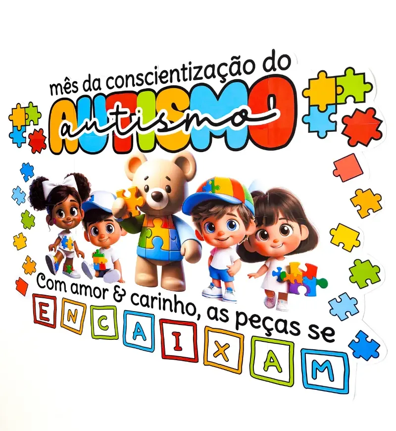 Painel Autismo - Quebra-Cabeça — imagem 3