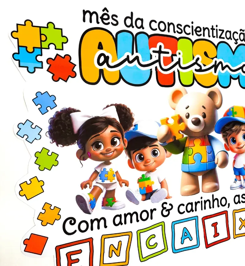 Painel Autismo - Quebra-Cabeça — imagem 4