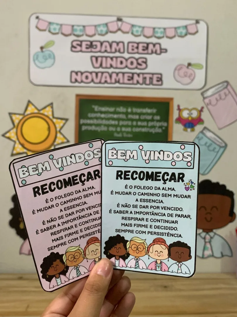 PAINEL BEM VINDOS, PROFS — imagem 2