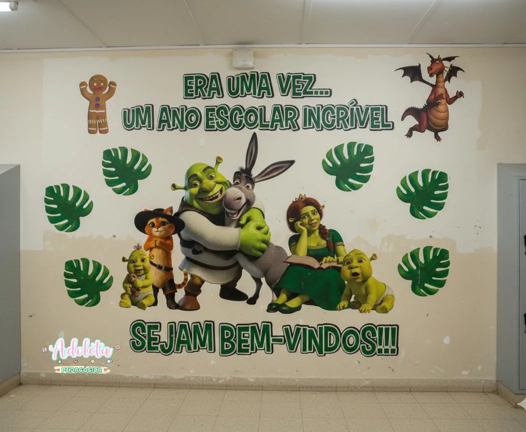 Painel Bem-Vindos Sherek — imagem 3
